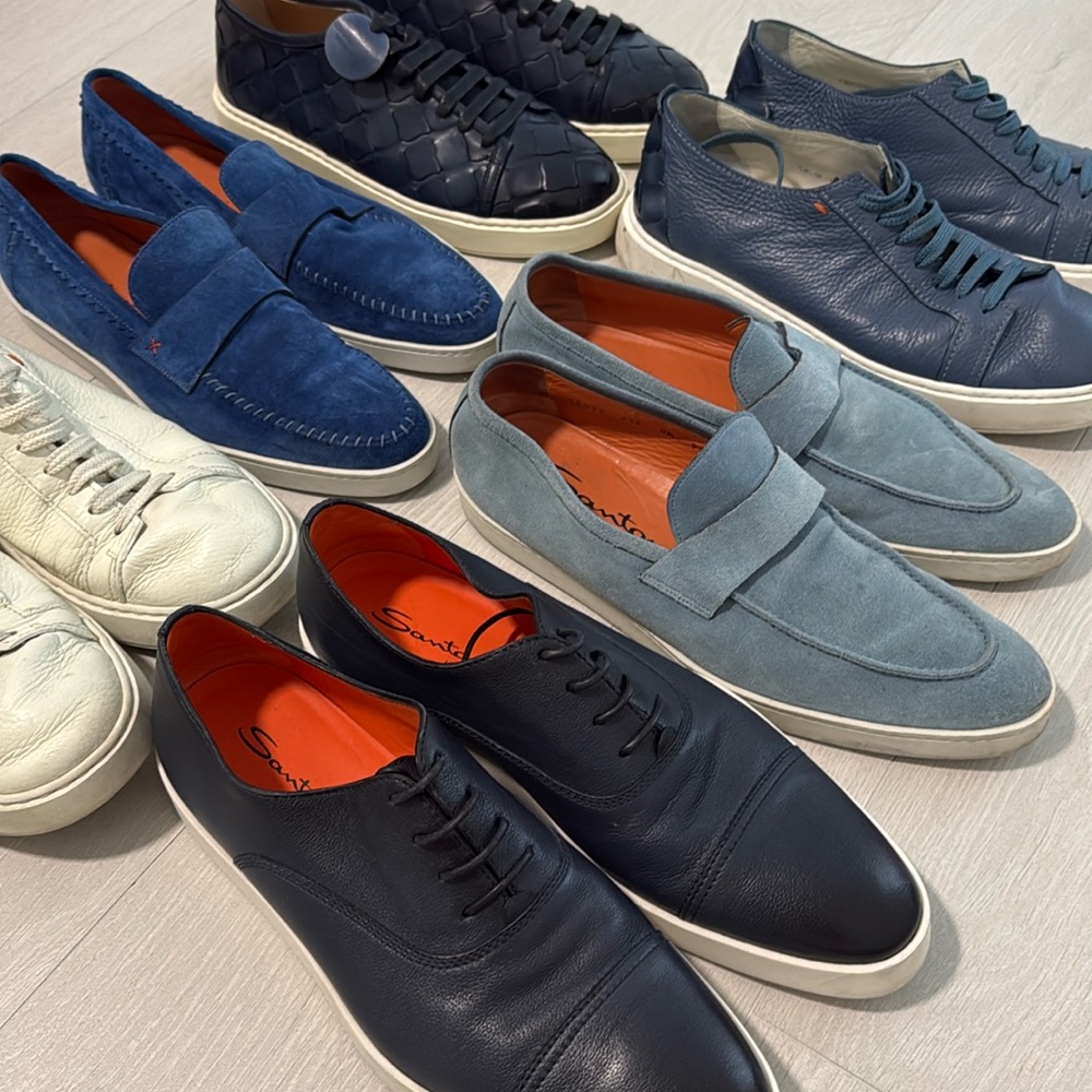 Men’s Santoni Shoes Size 10 - 6 Pairs